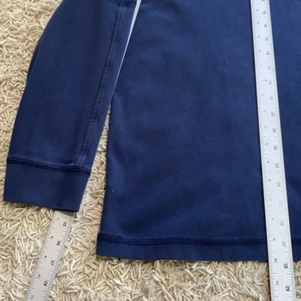 The Territory Ahead Men Sweater L Gray Pima Cotton‎ 1/4 Zip Casual Golf Long